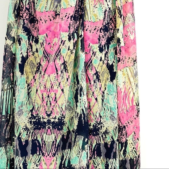 Everly Criss-cross back Midi Halter Dress Sz S - Picture 6 of 13